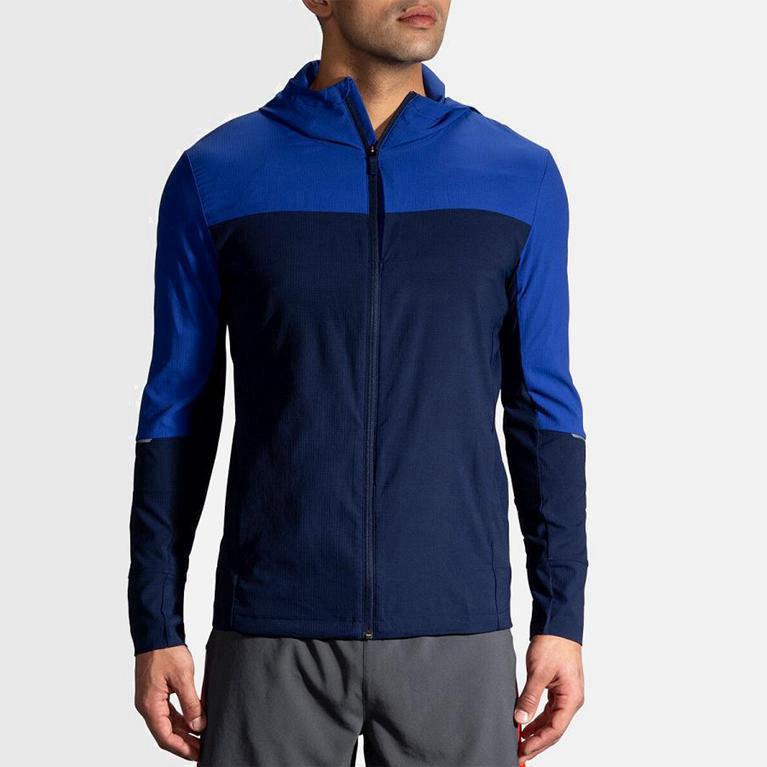 Brooks Canopy - Chaquetas Hombre - Azules (LU4280356)